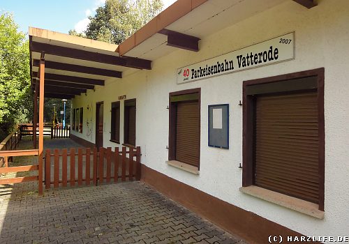 Bahnhof der Parkeisenbahn Vatterode