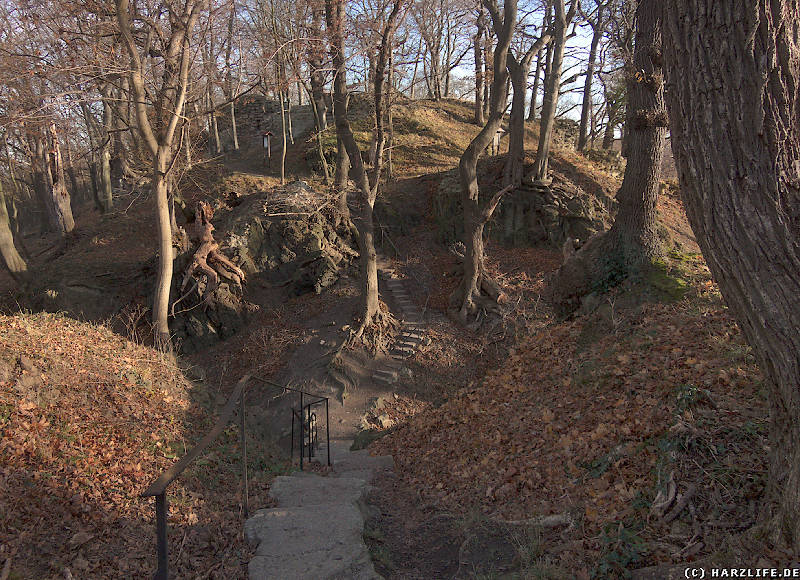 Halsgraben der Lauenburg