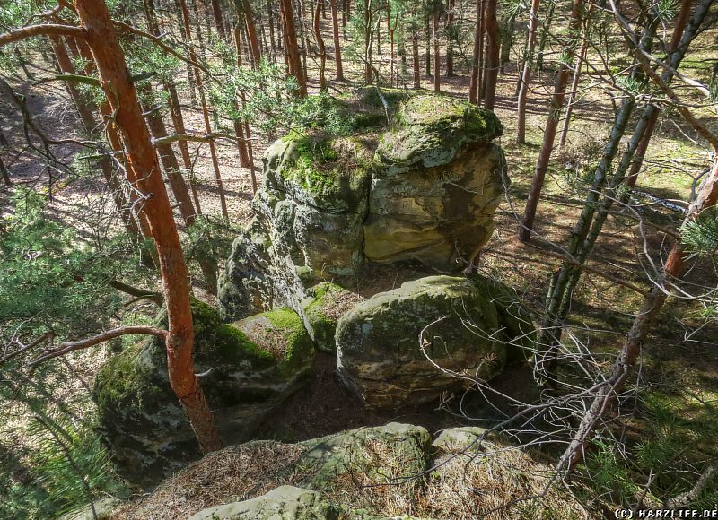 An der Felsklippe Kleiner Tyrstein