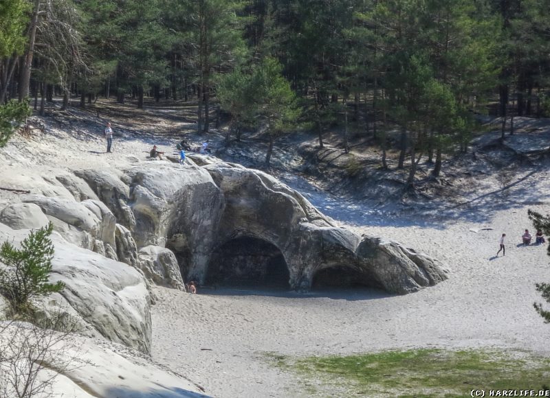 Ausflugsziel Große Sandhöhlen