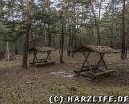 Ein Rastplatz im Wald