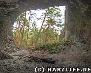 Im Inneren einer Höhle