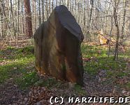 Ein Menhir im Osterholz