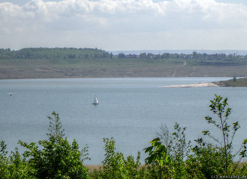 Segelboote auf dem Concordiasee im Jahre 2004