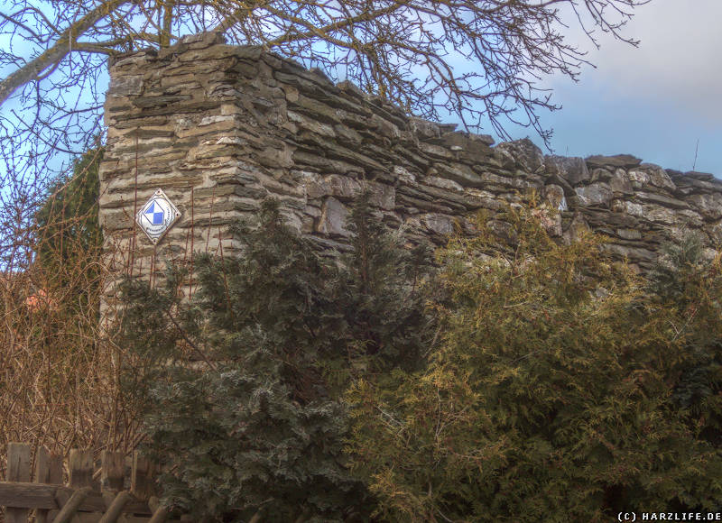 Die denkmalgeschützte Stadtmauer von Harzgerode