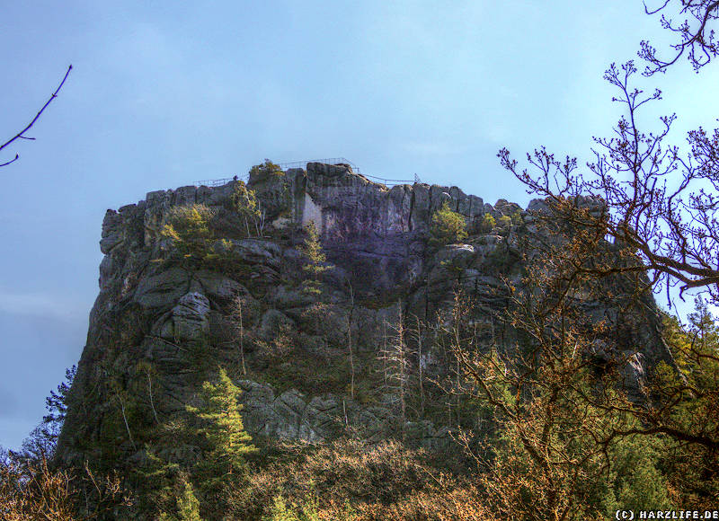 Ausblick von der Ludwigsburg zum Regenstein