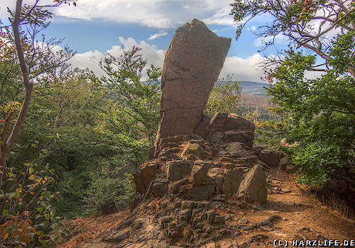 markante Felsen mit herrlicher Aussicht - Die Paternosterklippe