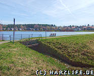 Sandstrand am Oberen Haus-Herzberger Teich