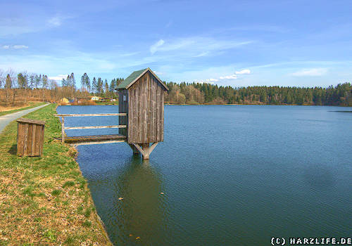 Der Obere Haus-Herzberger Teich in Clausthal-Zellerfeld im Harz