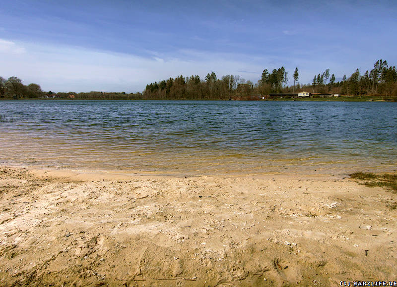 Sandstrand am Oberen Haus-Herzberger Teich