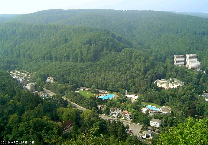 Blick auf Bad Harzburg