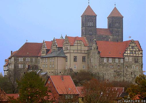 Blick vom Münzenberg auf das Schloß