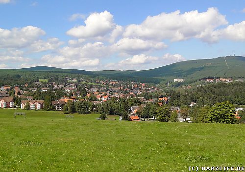 Blick auf Braunlage