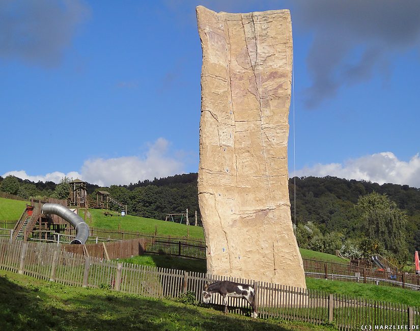 Der Kletterfelsen in Wippra