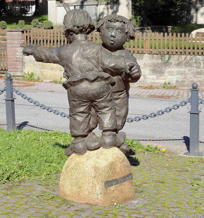 Max-und-Moritz-Denkmal in Mechtshausen