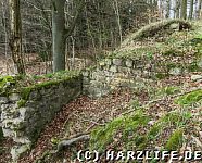 Reste des Mauerwerks