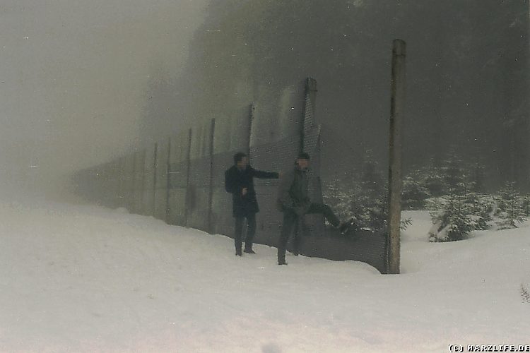 Reste des Grenzzaunes der ehemaligen innerdeutschen Grenze nahe des Eckersprungs