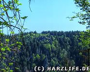 Aussicht auf die Hahnenkleeklippen