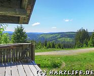 Aussicht von der Skihütte