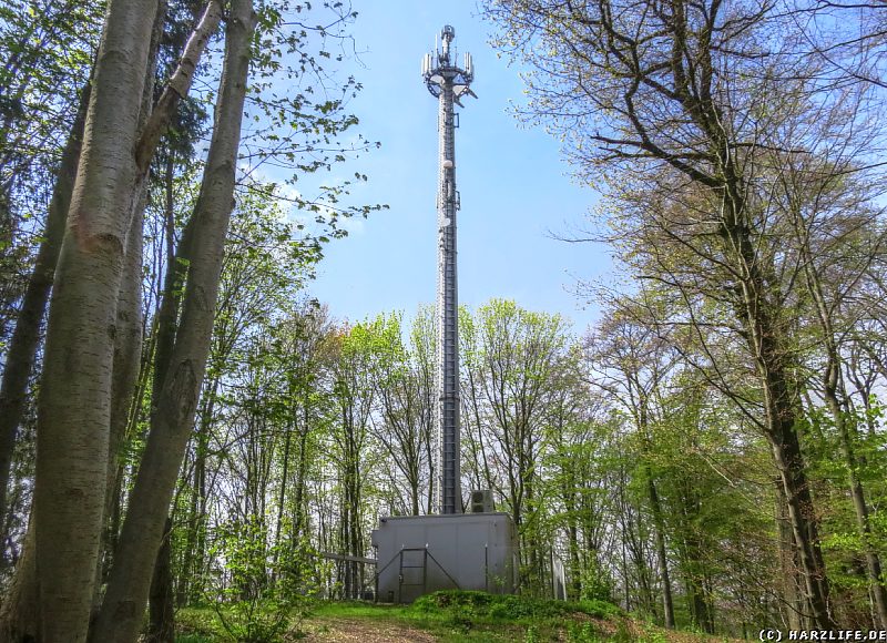 Der Antennenmast auf dem Stauffenbüttel