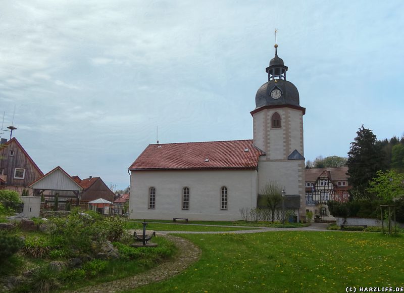 Blick vom Kurgarten zur Katharinen-Kirche