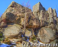 Felsen der Großen Zeterklippen