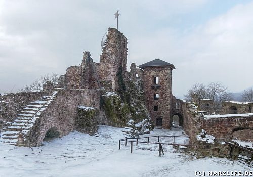 Die Burgruine Hohnstein