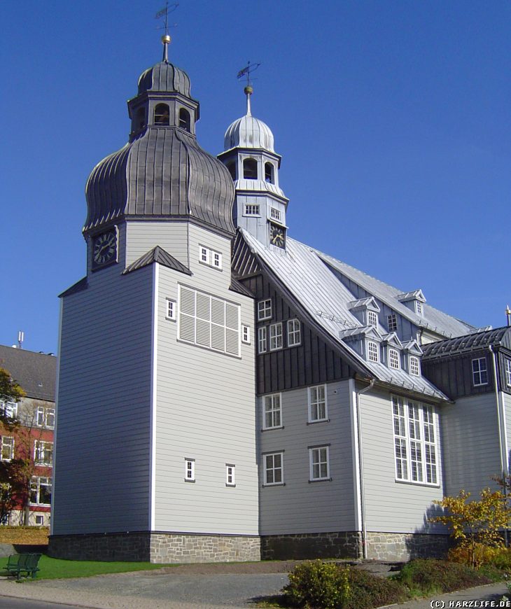 Der neue Glockenturm der Clausthaler Marktkirche