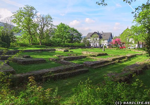 Die Ruine der Stiftskirche St. Georg