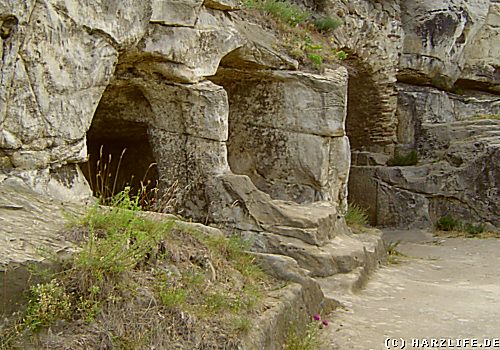 Felshöhle auf der Burgruine Regenstein