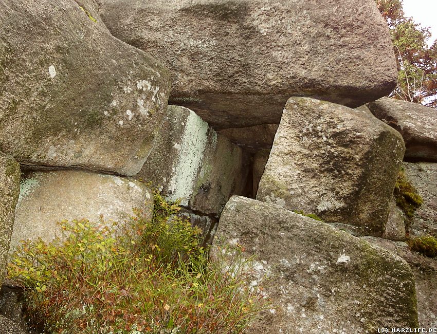 Wollsackverwitterung an den Schnarcherklippen