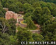 Blick auf die Unterburg