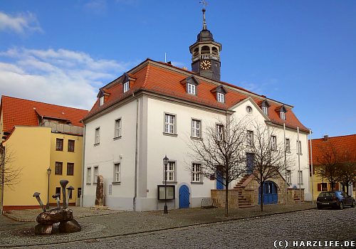 Das Rathaus in Ermsleben