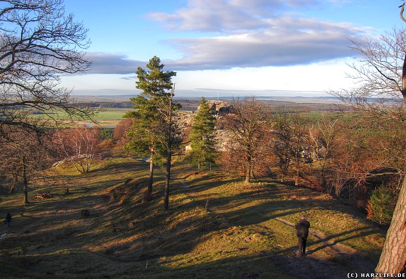 Burgruine Regenstein - Aussicht von der Bastion Friedrich-Wilhelms-Burg