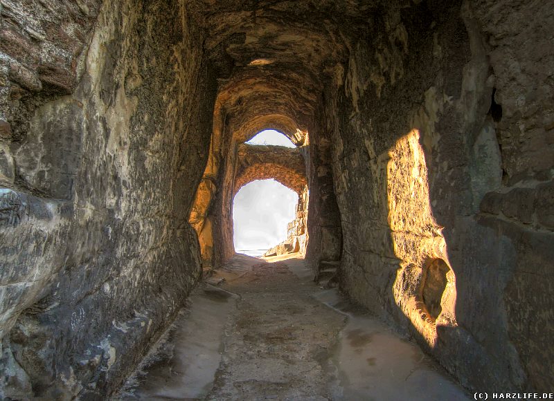 Burgruine Regenstein - Felsentunnel