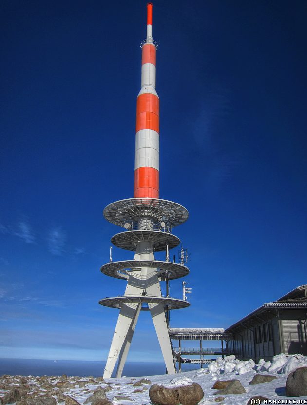 Die Antennenanlage auf dem Brocken