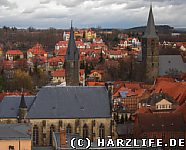 Aussicht auf Quedlinburg