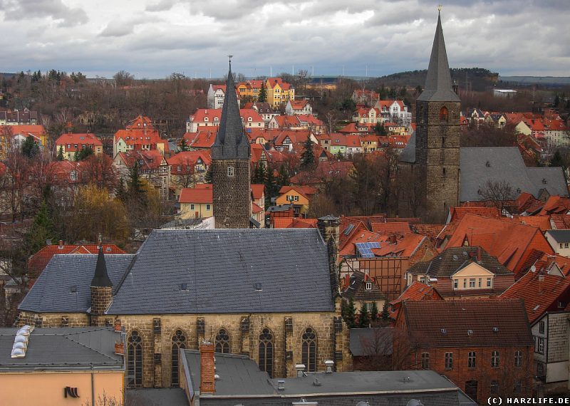 Aussicht auf Quedlinburg