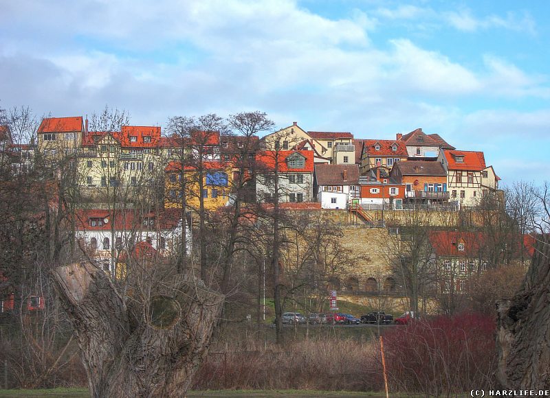 Blick zum Münzenberg in Quedlinburg