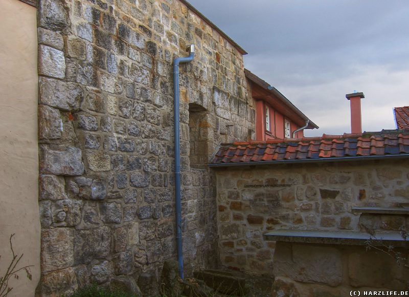 Münzenberg in Quedlinburg - Am Museumseingang