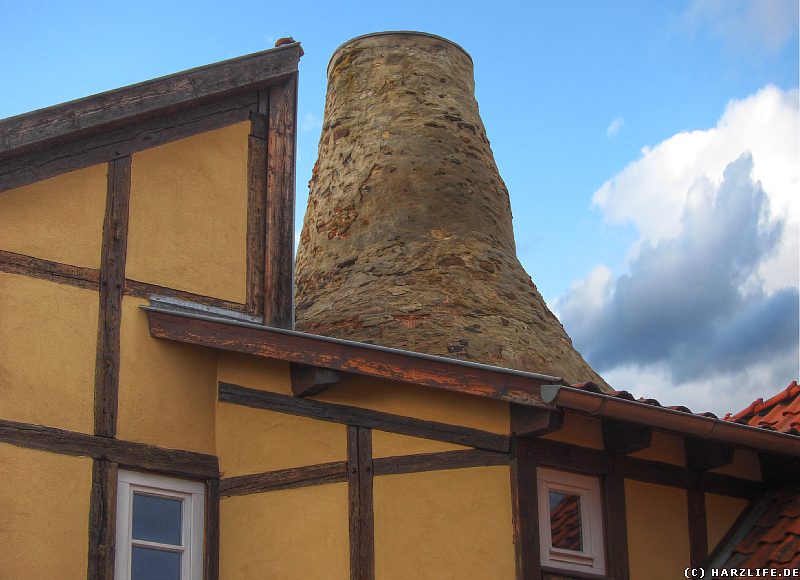 Münzenberg in Quedlinburg - Der Schornstein der Klosterküche