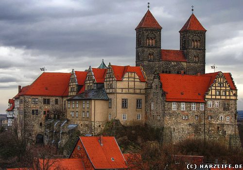 Quedlinburg - Schlossberg mit Schloss und Stiftskirche