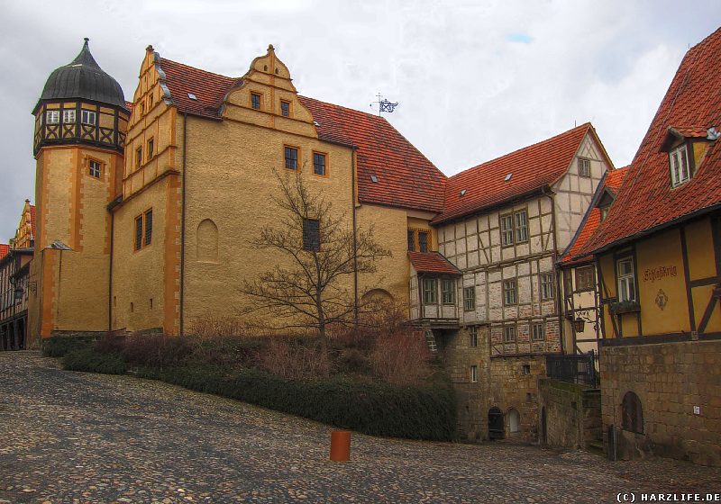 Quedlinburg - Der Schloßberg mit Residenz- und Wirtschaftsgebäuden