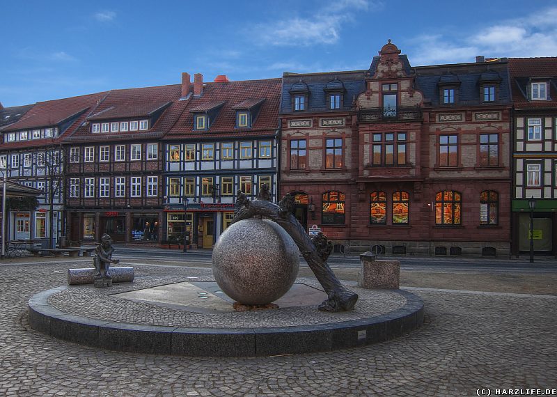 Der Nicolaiplatz in Wernigerode