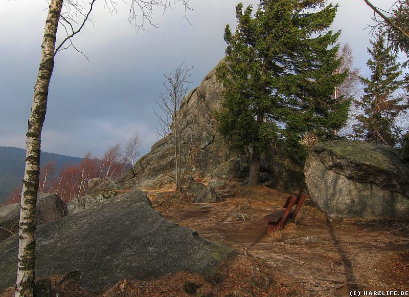 Rastplatz mit Aussicht an der Feigenbaumklippe