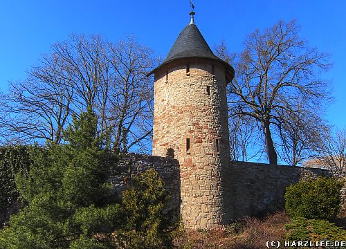 Die Stadtmauer von Wernigerode