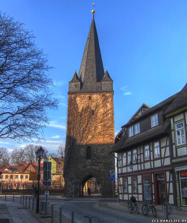 Bilder von der Stadtmauer in Wernigerode - Der Westerntorturm