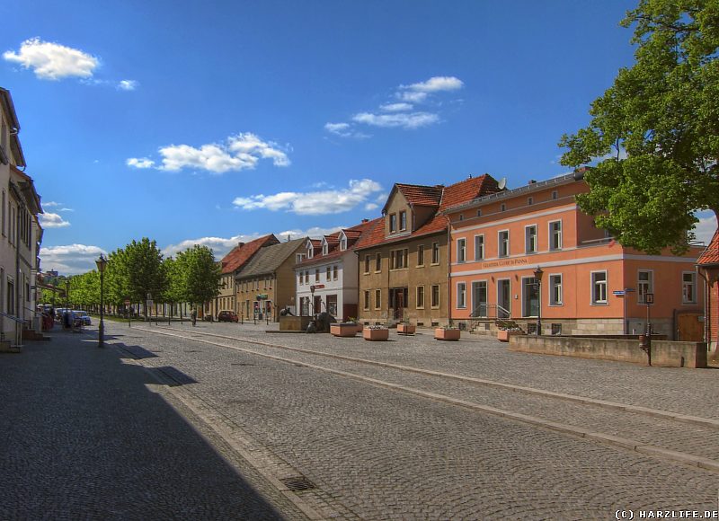 Der Anhaltiner Platz in Ballenstedt