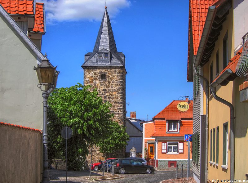 Ballenstedt - Alter Markt mit Marktturm