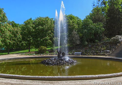 Drachenfontäne im Ballenstedter Schloßpark